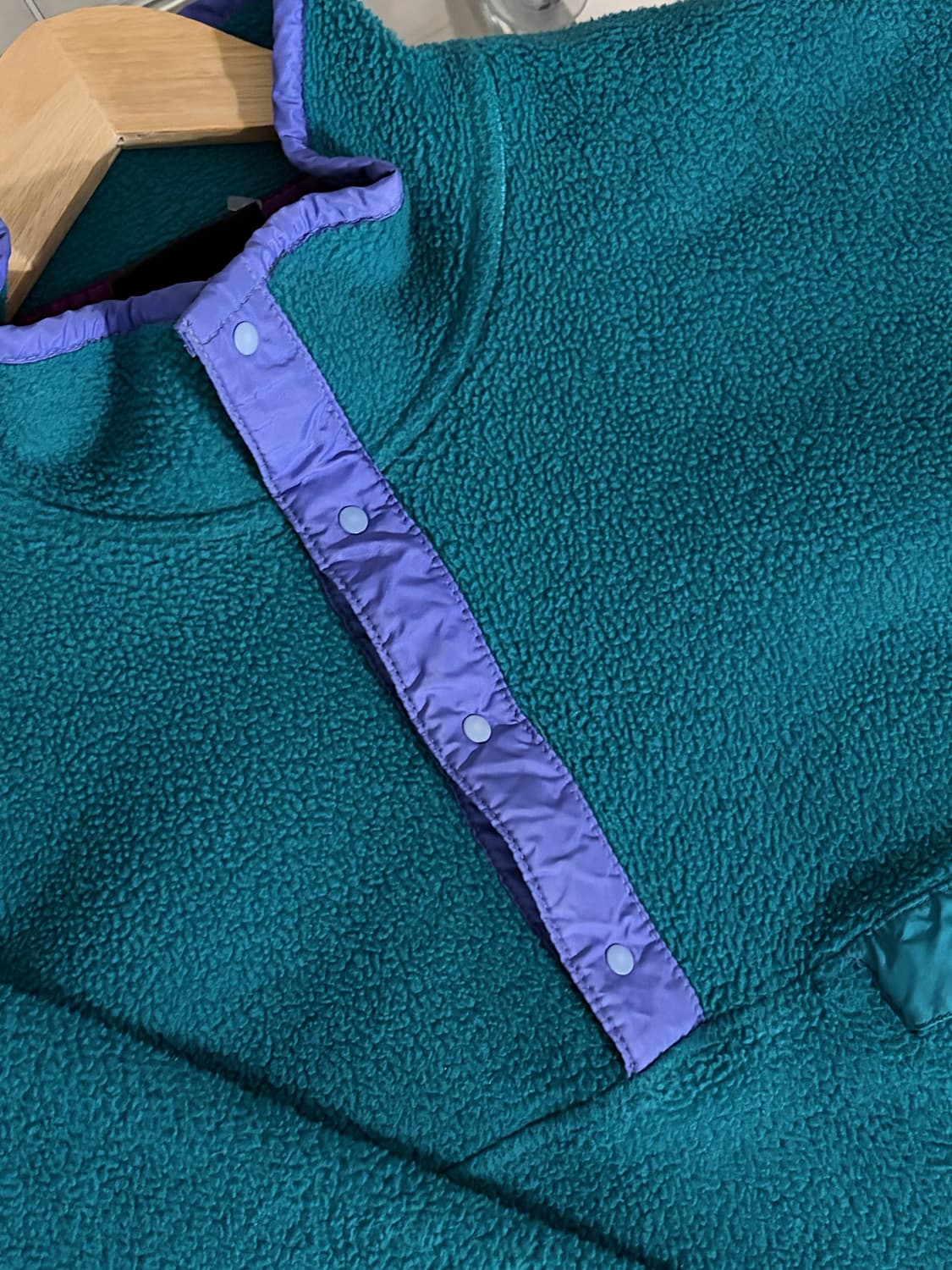 파타고니아 신칠라 80s usa 틸그린 퍼플 상품이미지3