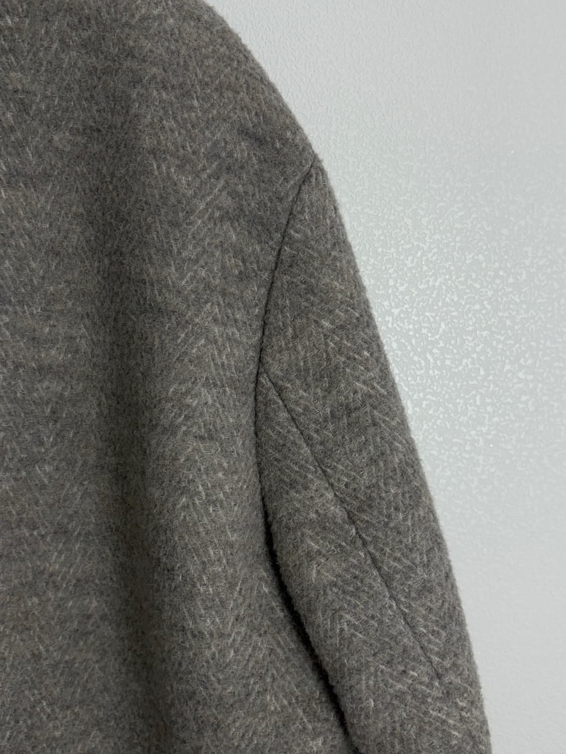 시스템 헤링본 코트 100 사이즈 상품이미지8