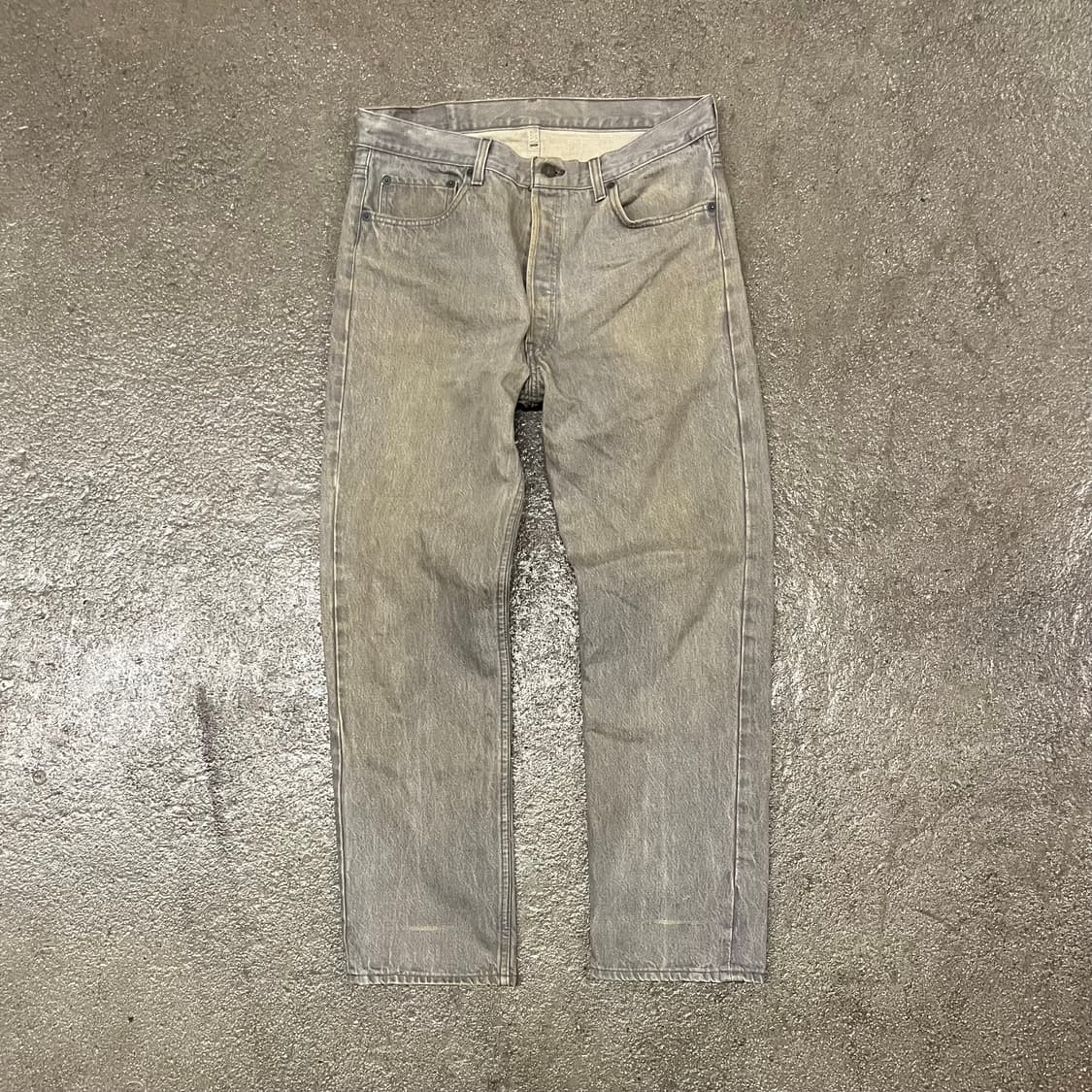 90s USA Levis501 데님 팬츠 (34“) 상품이미지3