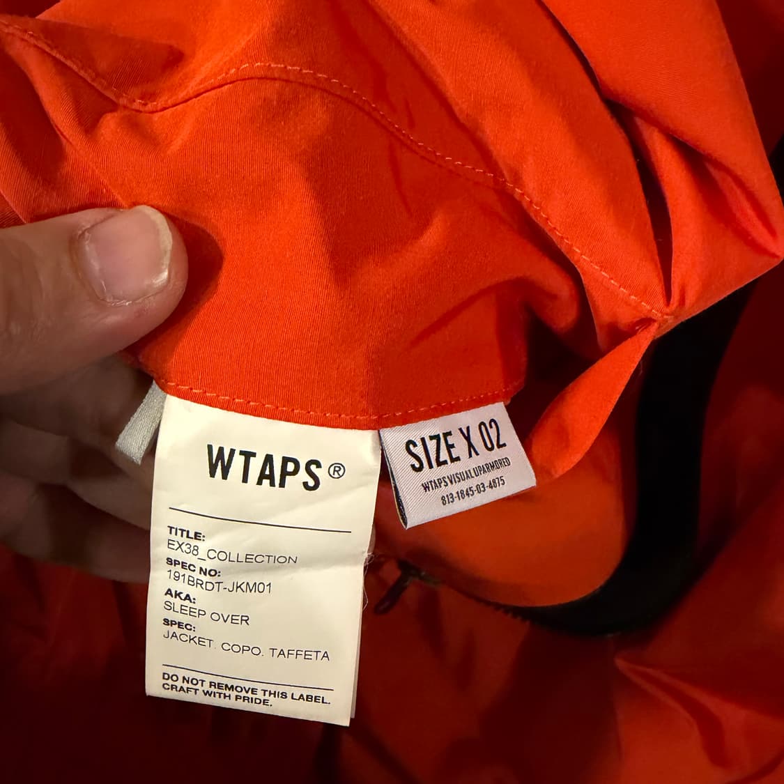 더블탭스 슬립오버 리버시블 자켓 상품이미지10