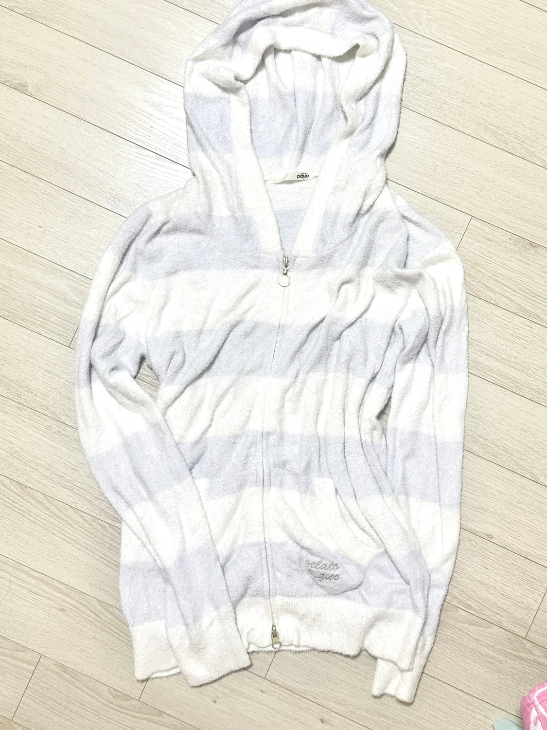 젤라또피케 블루 후드집업 상품이미지1