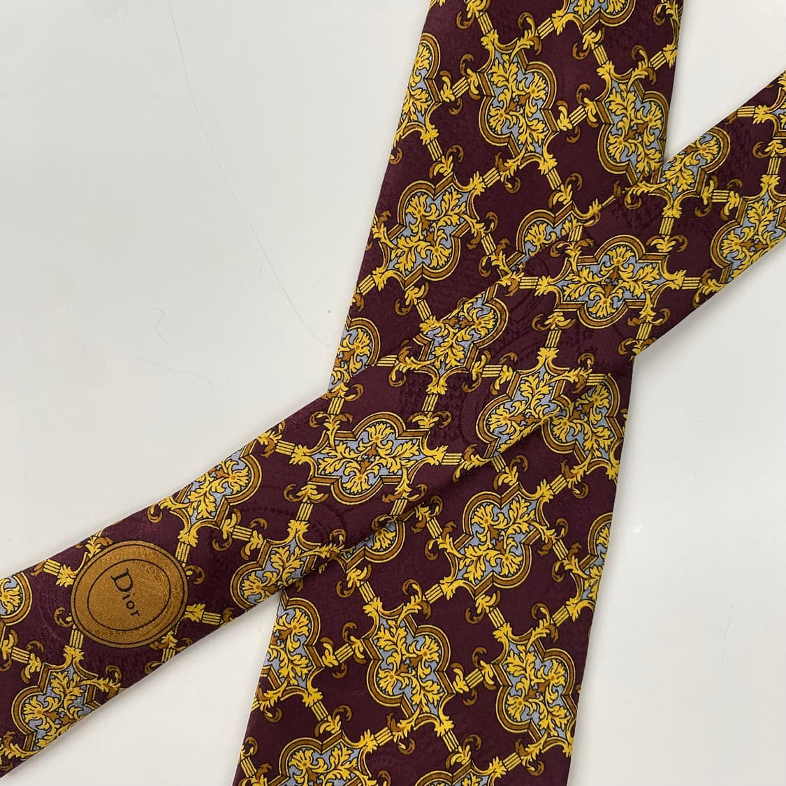 택달린 미사용품 크리스찬 디올(Dior) 명품 정품넥타이 상품이미지5