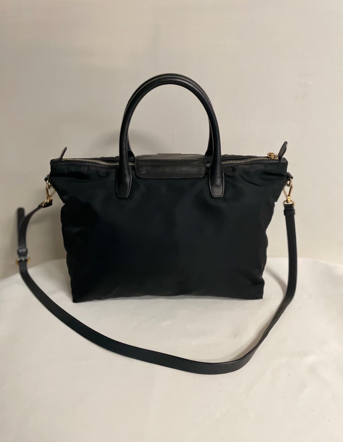 (정품)프라다 블랙 토트백 겸 크로스백 상품이미지3