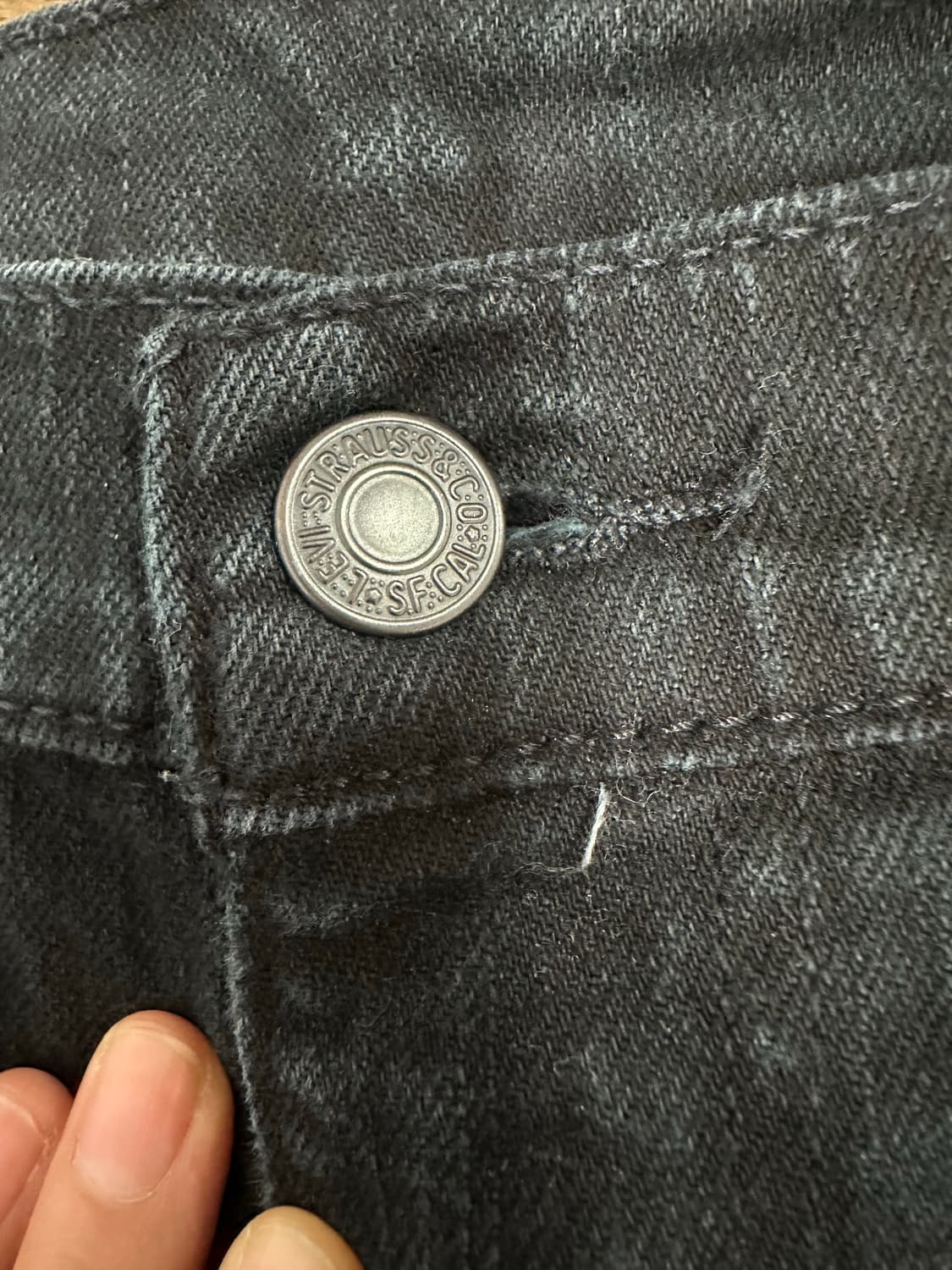 리바이스 511 블랙진 W34 L34 상품이미지3