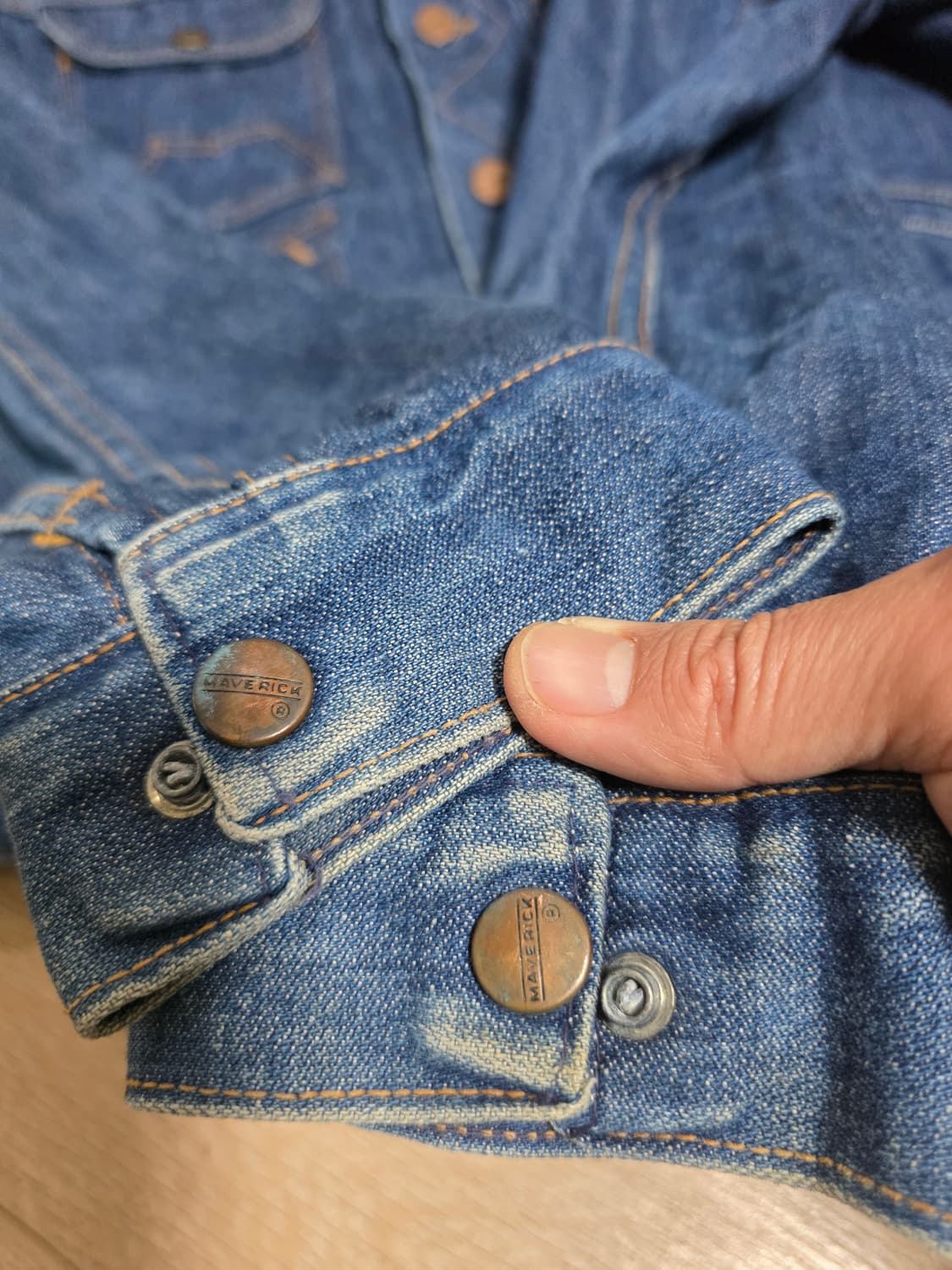 70s 매버릭 랭글러 데님 자켓 40 상품이미지8