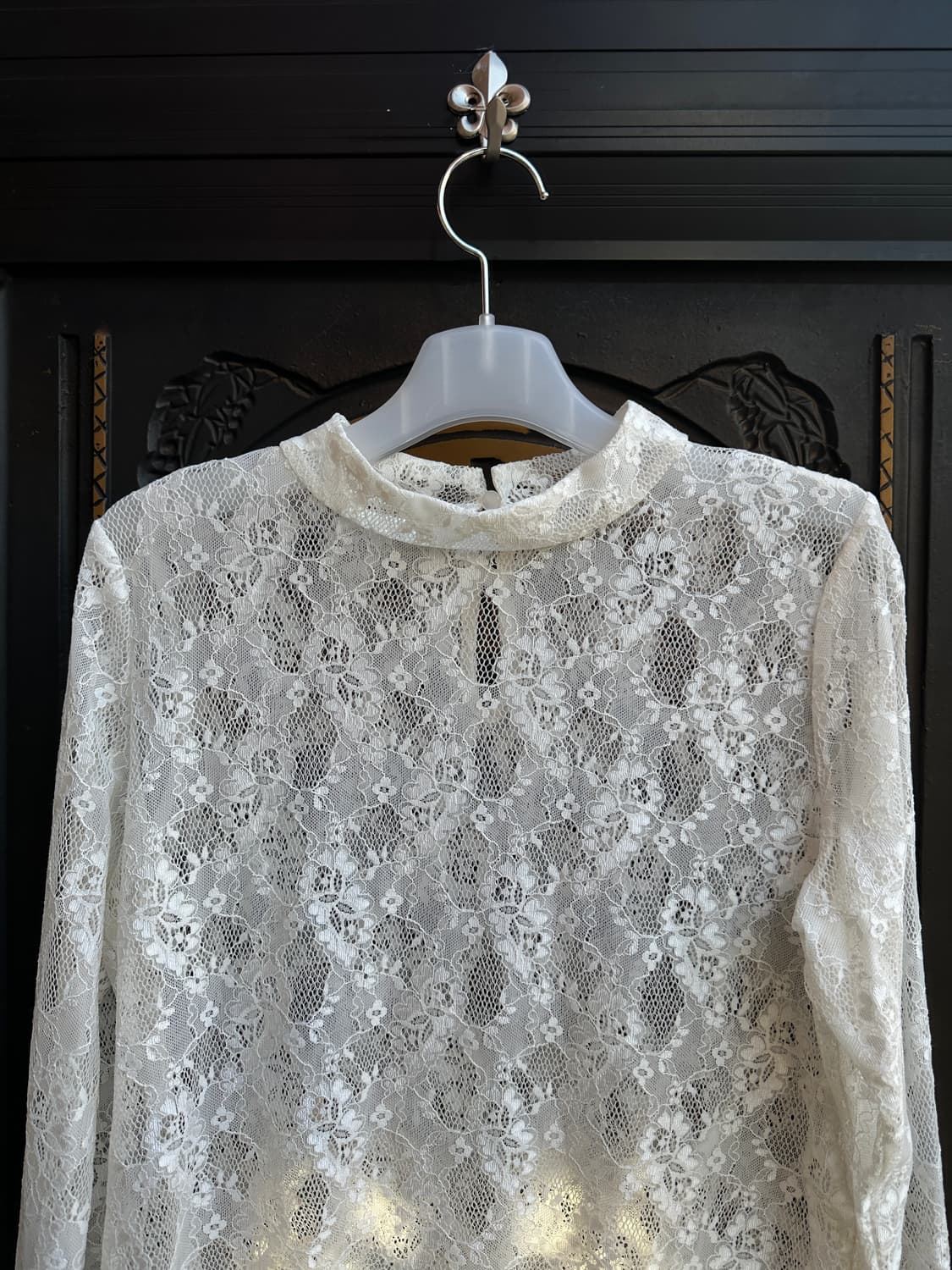 as know as pinky 레이스 탑 상품이미지2