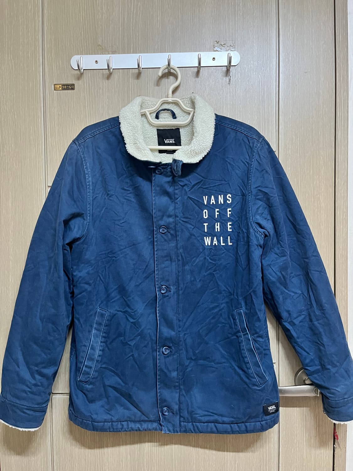 Vans 셰르파 코치 재킷 L 네이비 상품이미지1