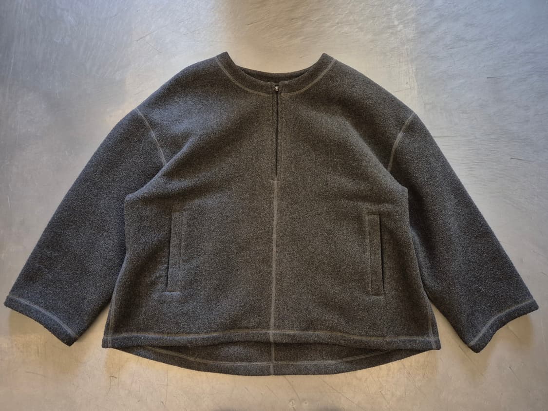 yoko sakamoto wool pullover zip-up 상품이미지1