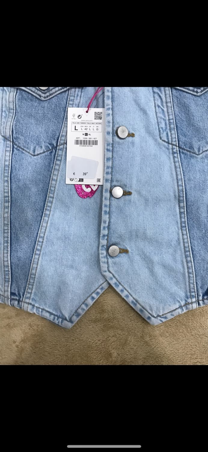 유니섹스 자라 데님 베스트 조끼  상품이미지2