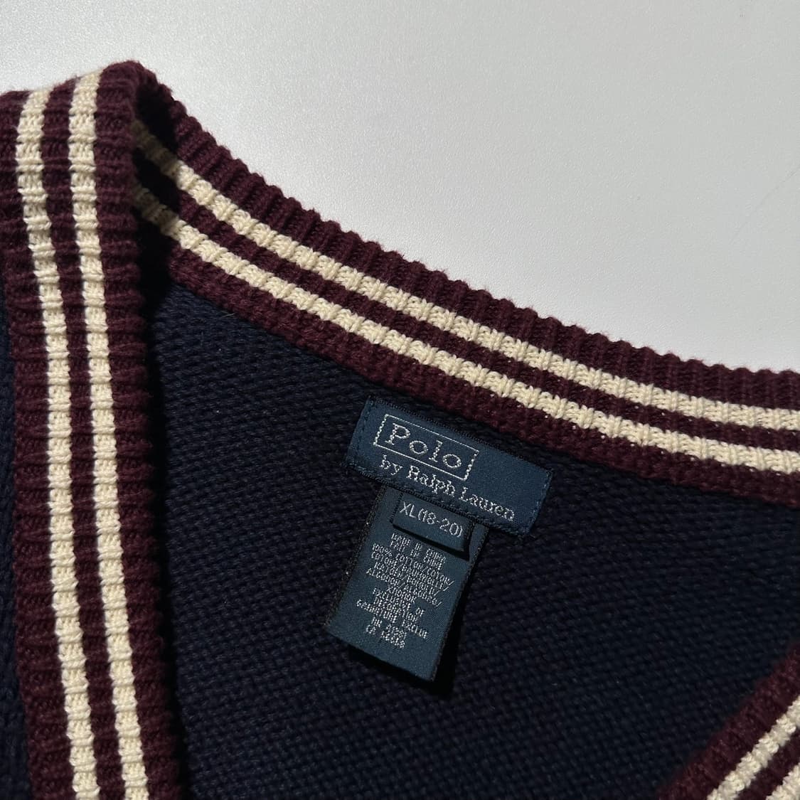 폴로 랄프로렌 빅포니 니트 가디건 네이비 상품이미지4