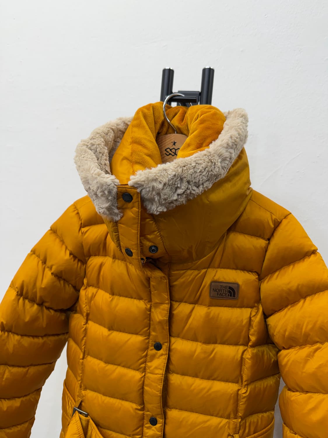 정품) 노스페이스 여성 구스다운 벨트패딩 S 상품이미지4