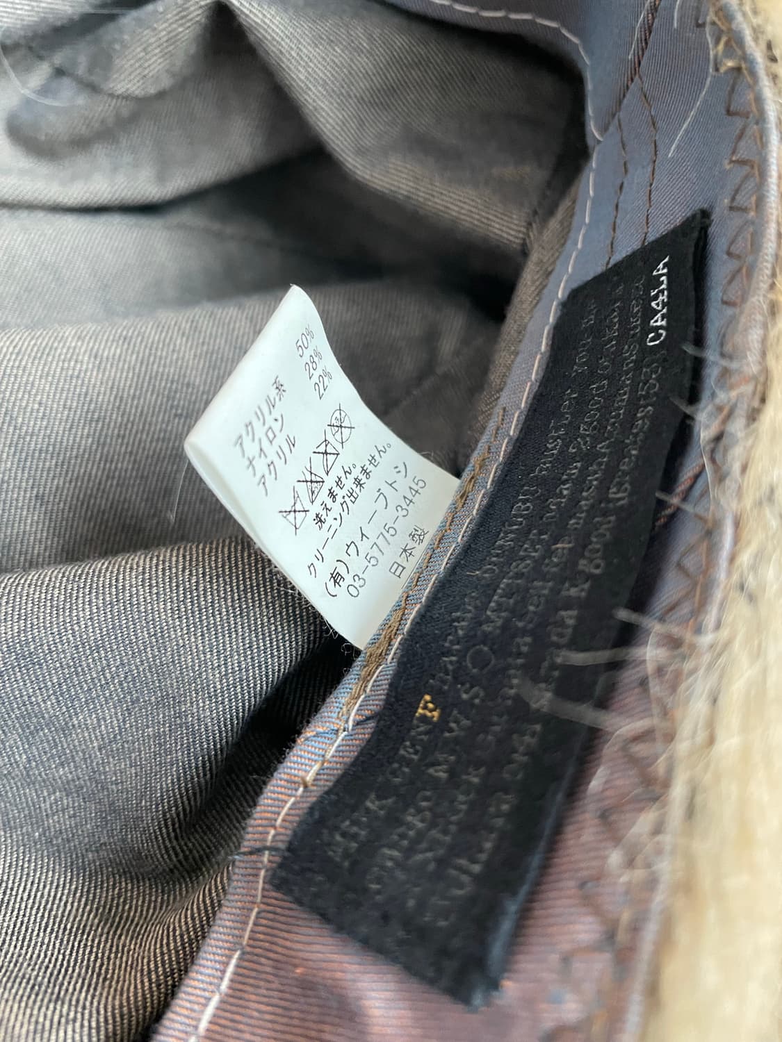 Ca4la 퍼 와이어 캡 상품이미지5