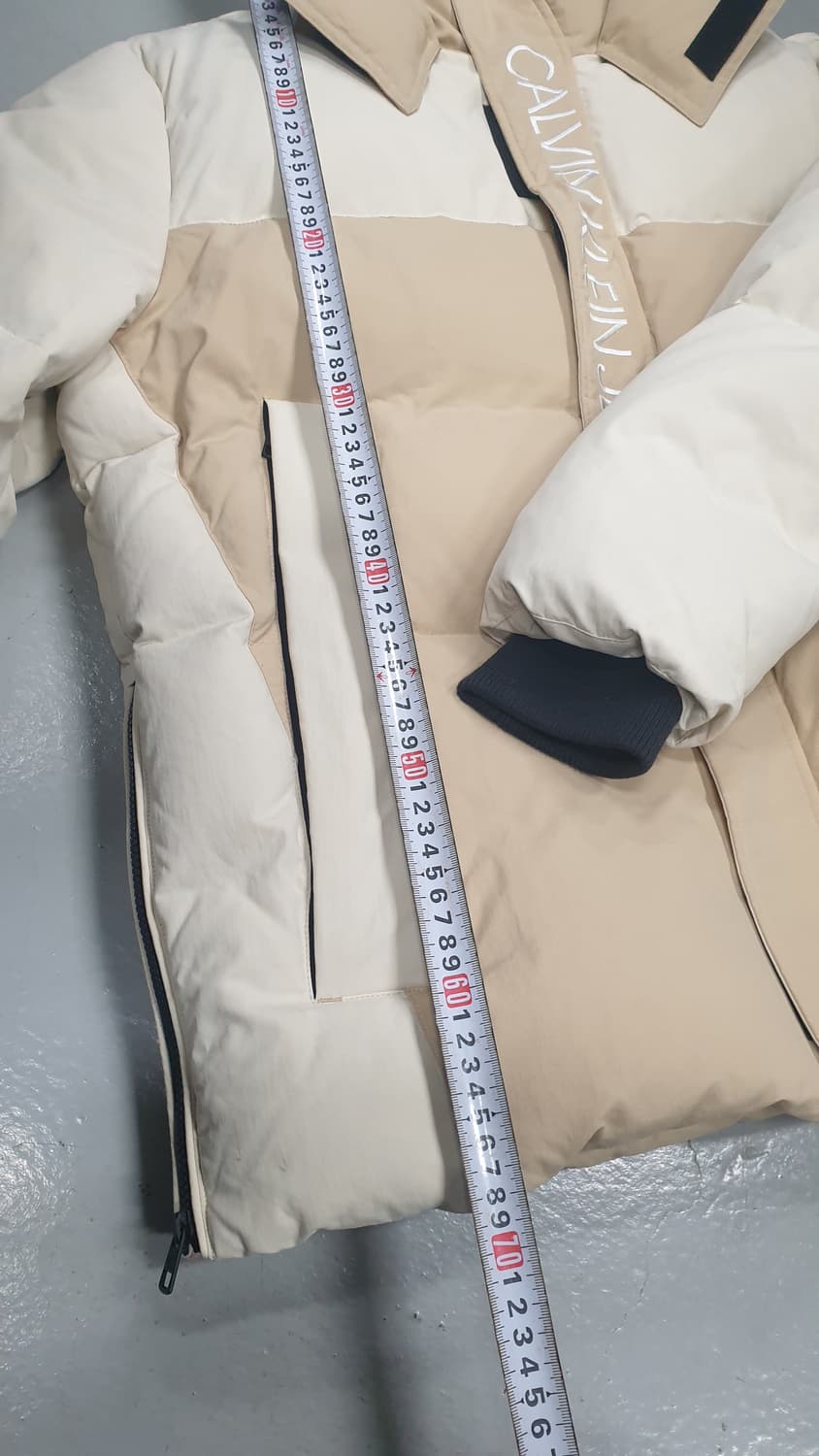 캘빈클라인 패딩 아이보리/베이지 상품이미지3