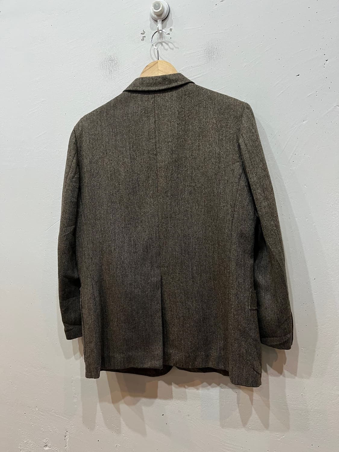 Made in JAPAN 울 헤링본 블레이저 자켓 상품이미지4