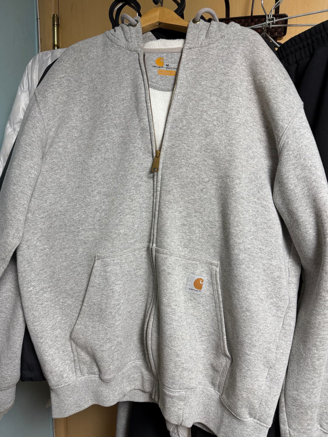 칼하트 그레이 후드집업 M 상품이미지1