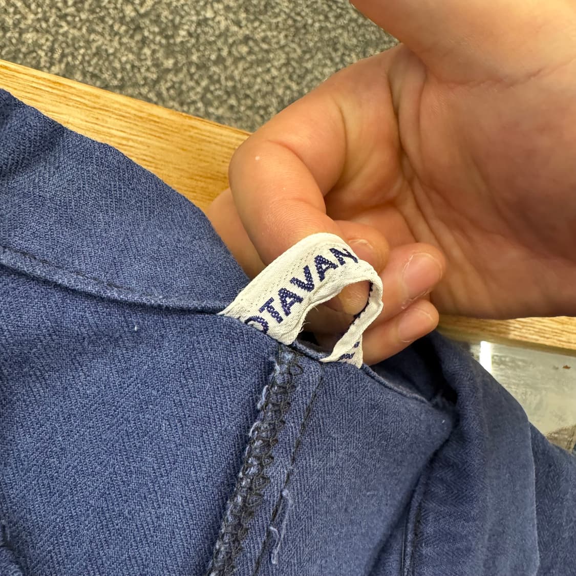 80s 빈티지 프렌치 워크 자켓 (S)   상품이미지5