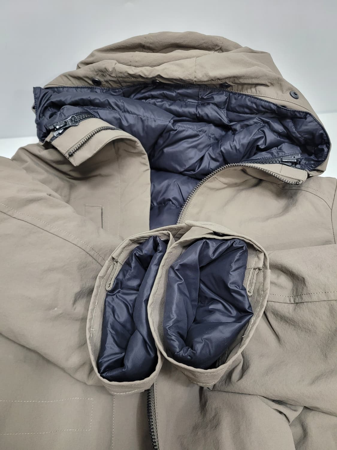 꼼뜨와 데 꼬또니에 다운 패딩 야상 코트 / 여 S (US)
 상품이미지5