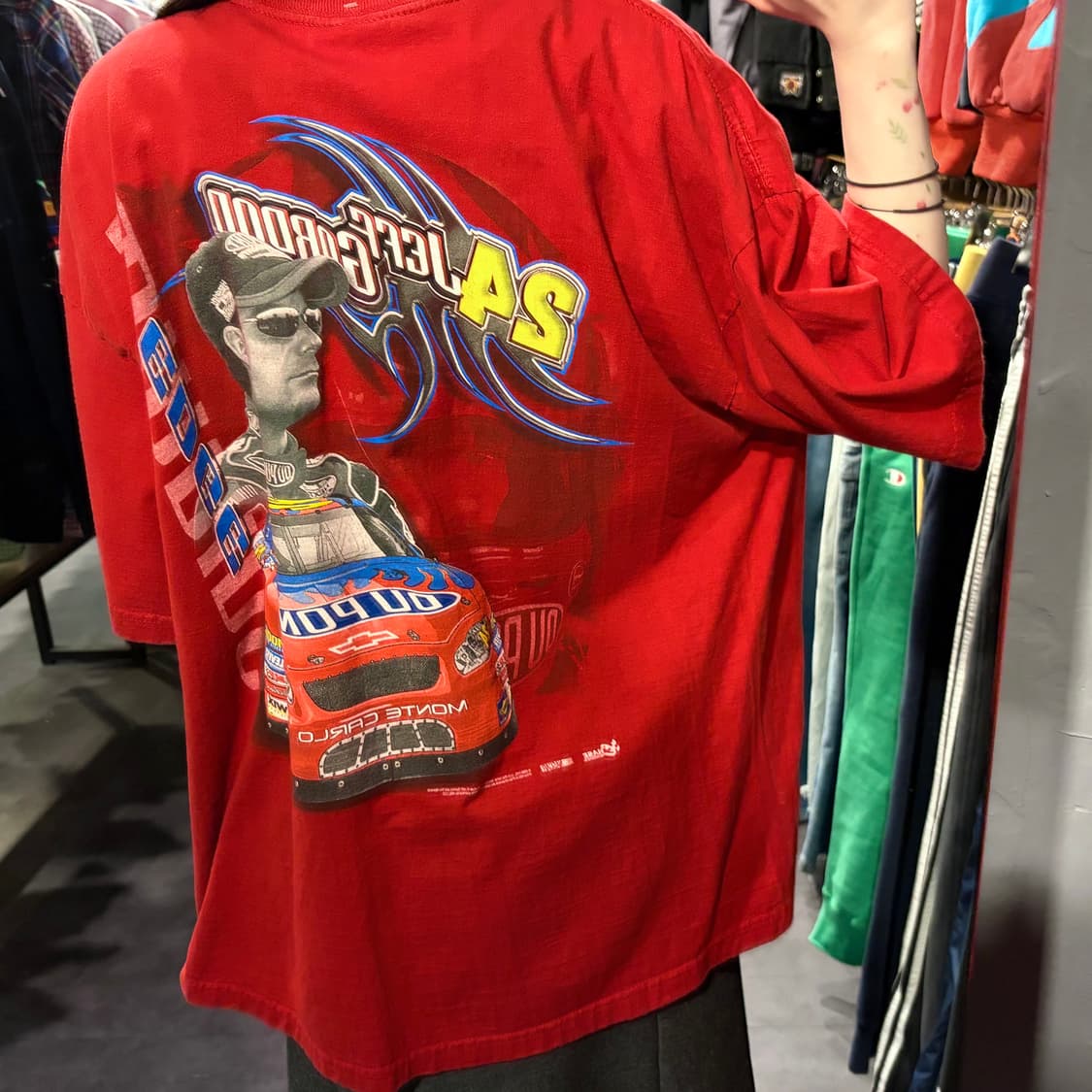 [IM] NASCAR 나스카 제프고든 레이싱 반팔 레드 상품이미지5