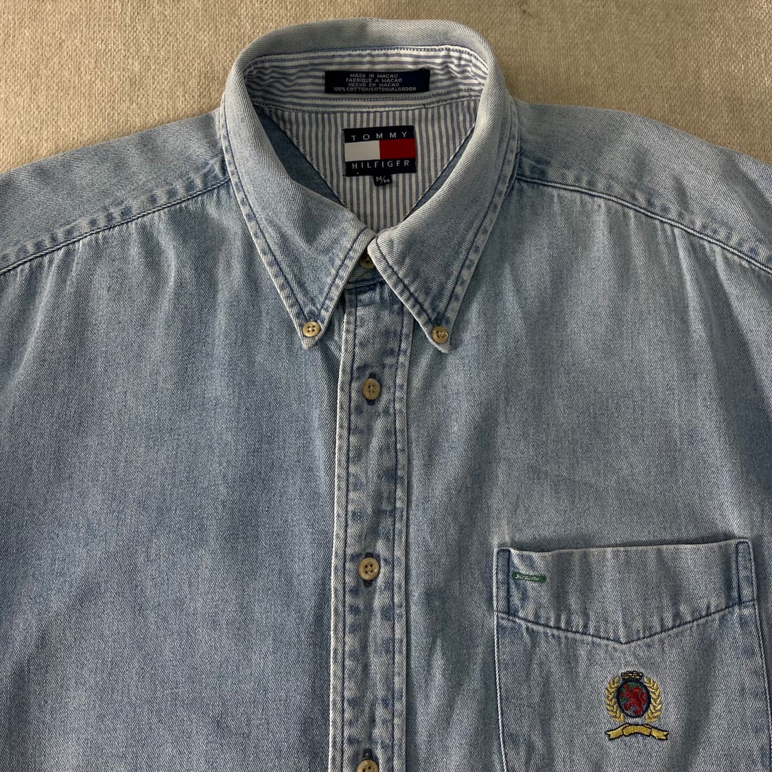 105 타미힐피거 데님 워크 셔츠 상품이미지2