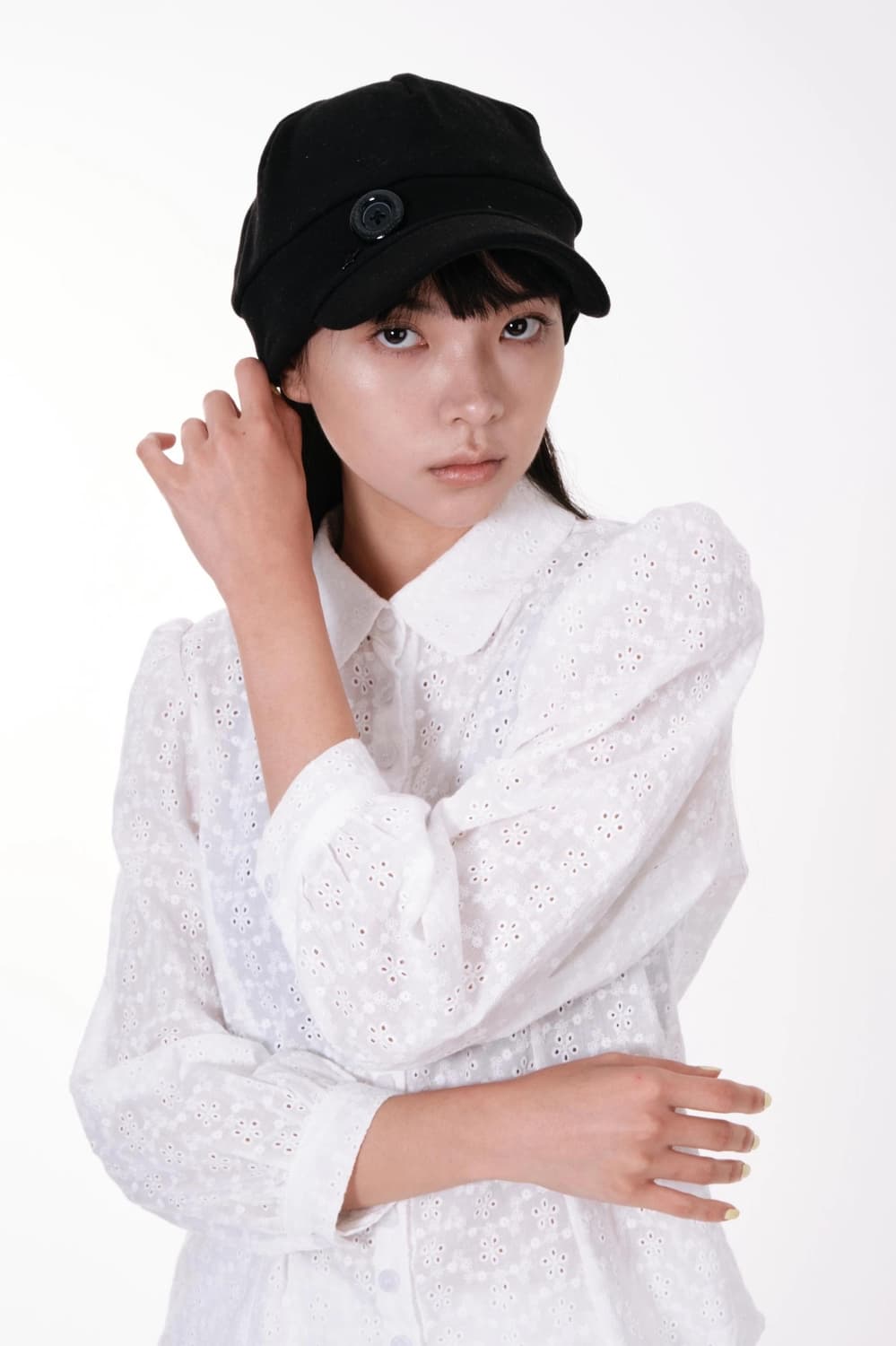 [shalom club] Shy hat black 상품이미지5
