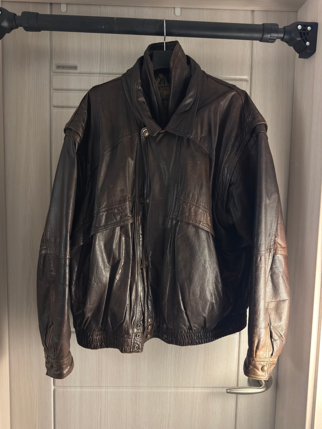 독일 빈티지 트래퍼 에비에이터 레더 봄버 상품이미지1