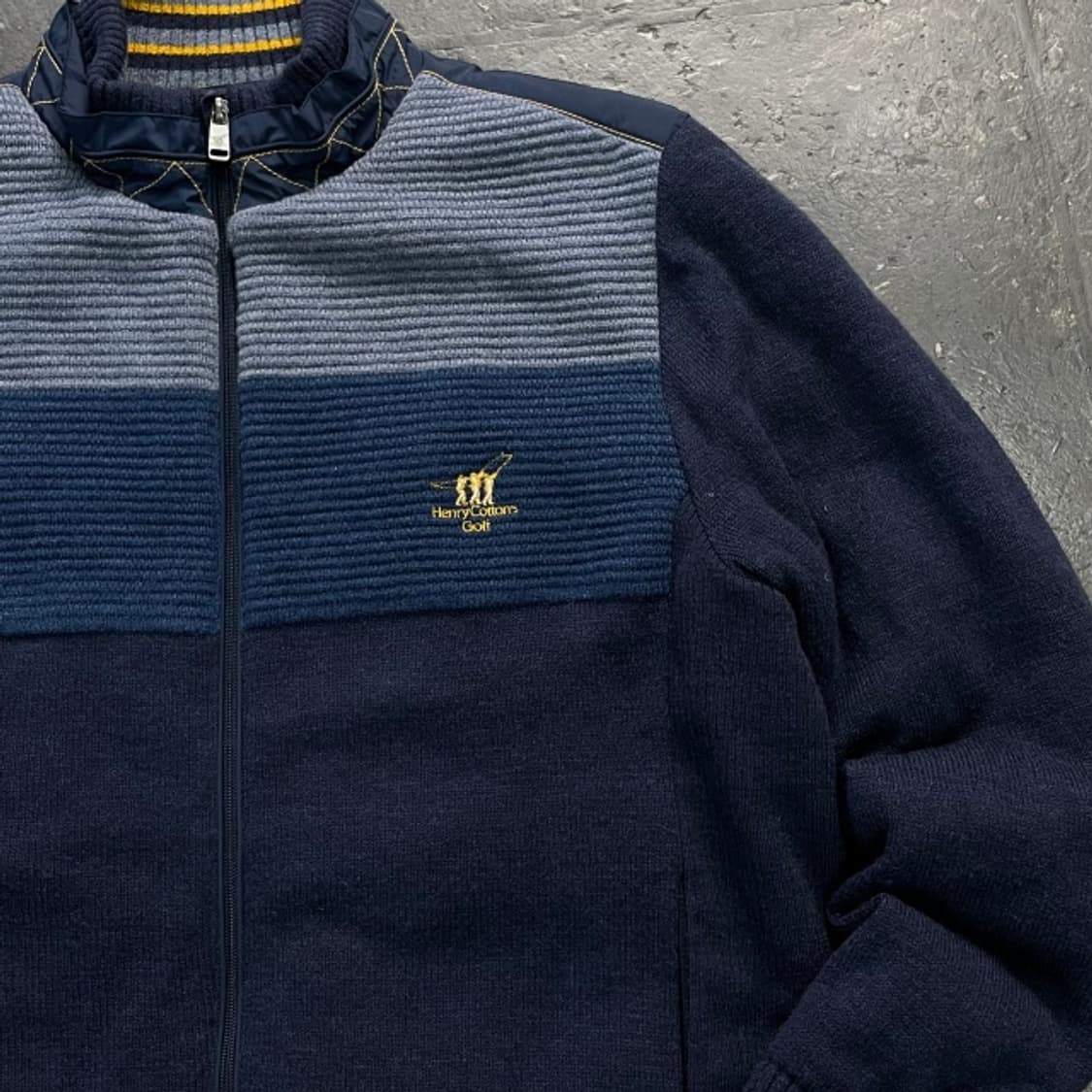 105 헨리코튼 골프 하이브리드 니트 패딩 상품이미지2