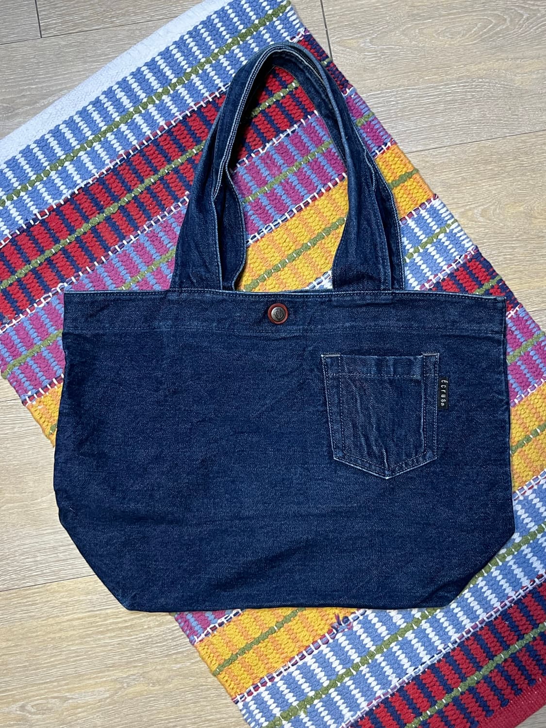 포켓 데님 토트백 상품이미지2