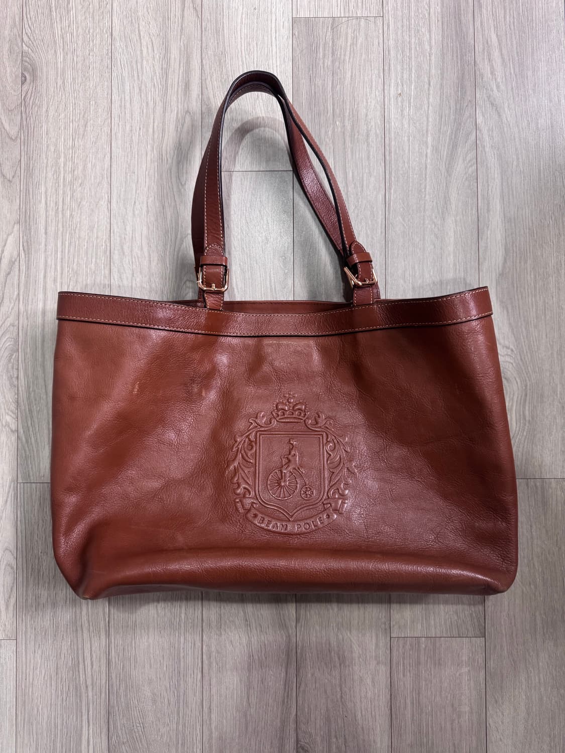 빈폴 레더 브라운 숄더백 상품이미지2