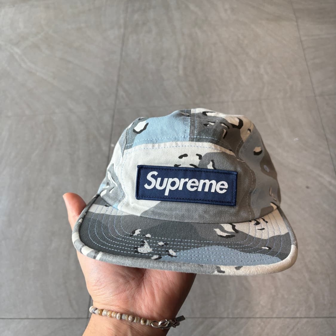 20Ss 슈프림 밀리터리 캠프 캡 블루 초코칩 카모 상품이미지2
