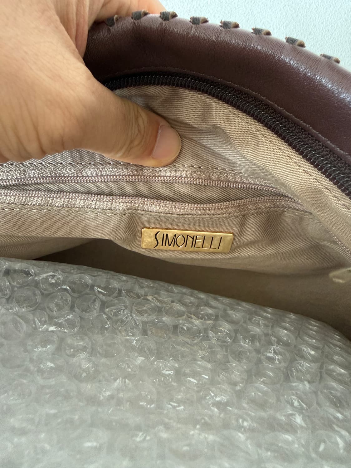 Pre owned 레더 숄더백 상품이미지10