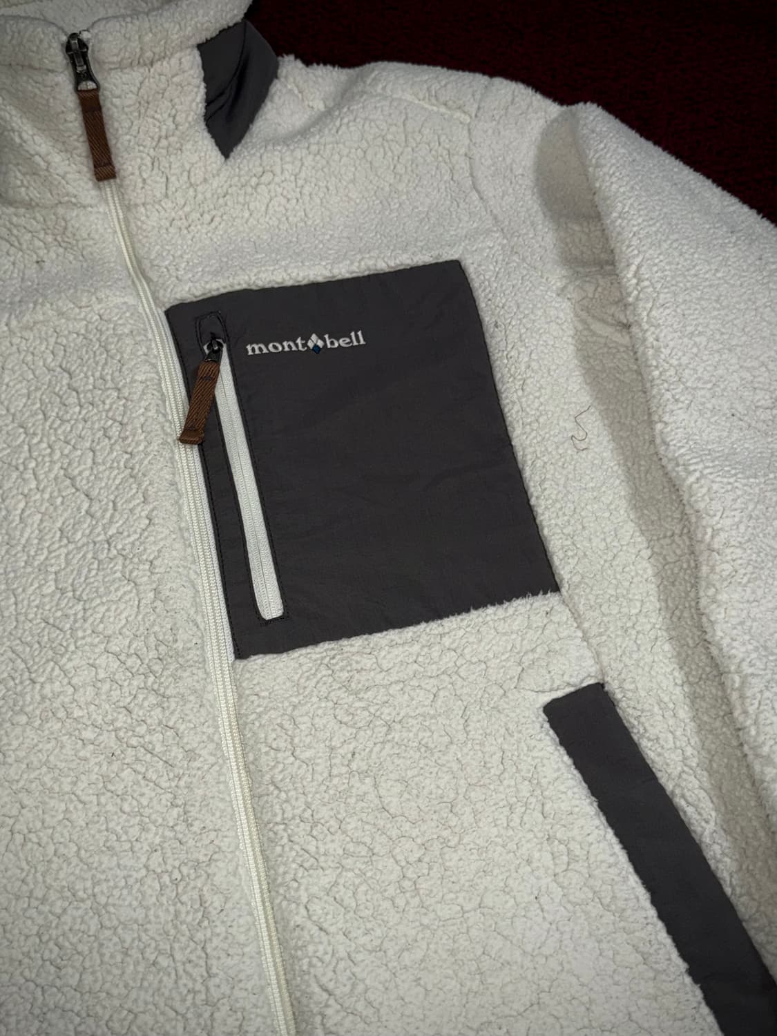 몽벨 플리스 자켓 아이보리 S 90 상품이미지3