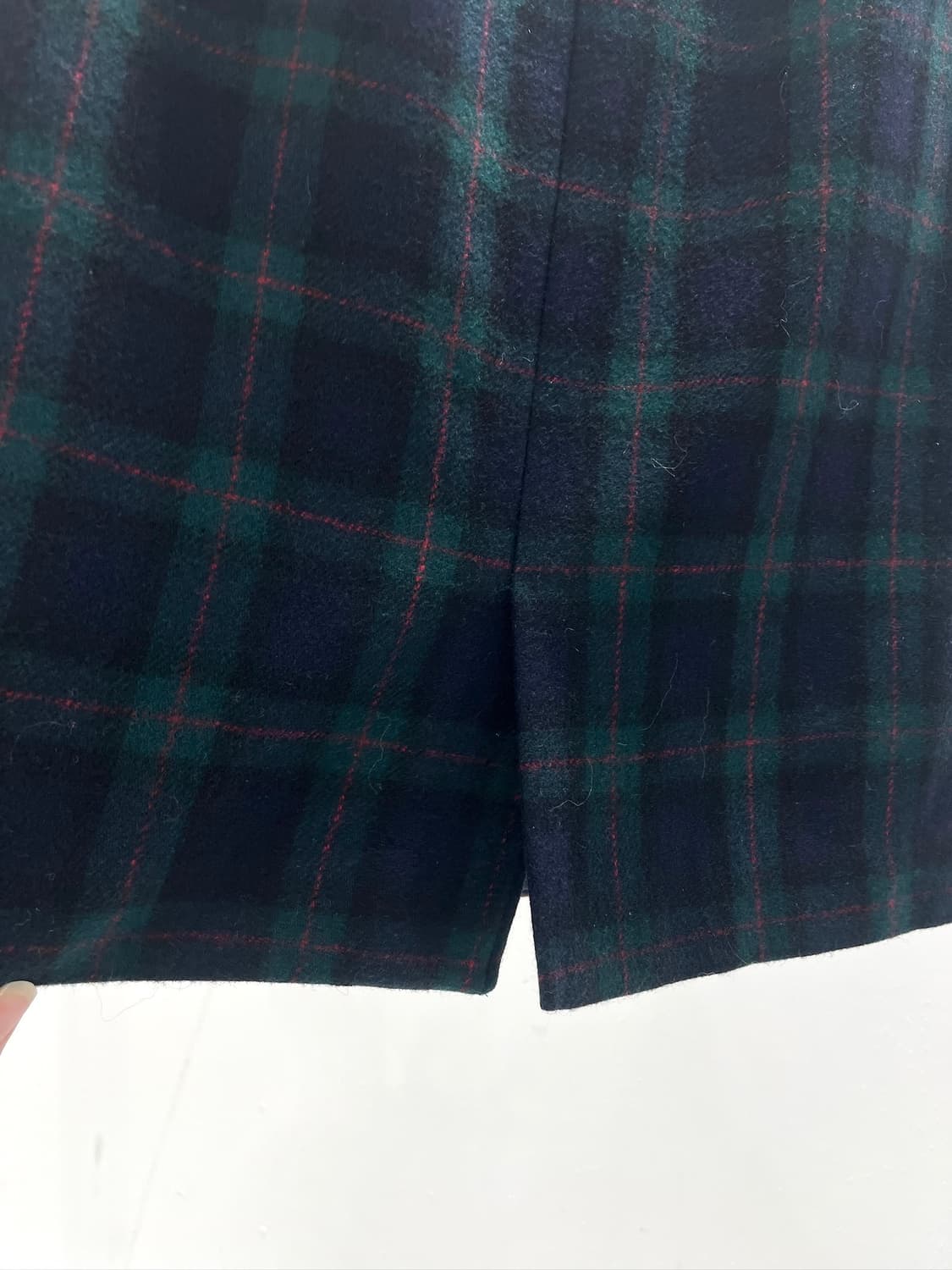 Green Check Midi Skirt 상품이미지4