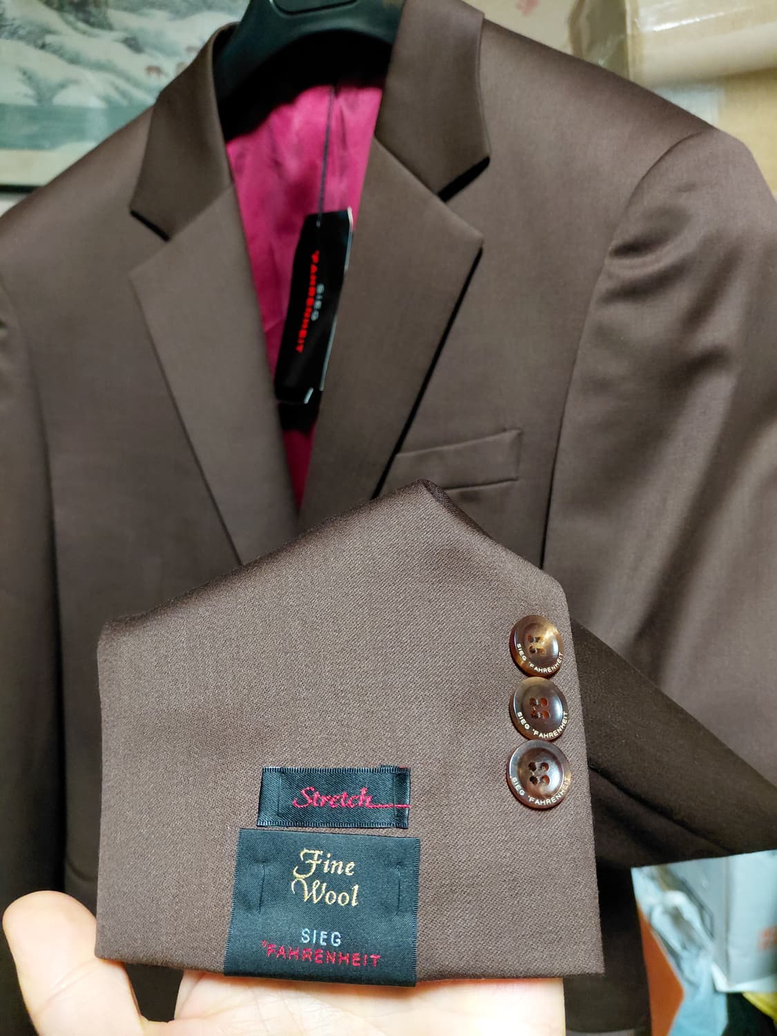 [지이크](새제품)파렌하이트 춘추용 울 블레이저 95사이즈 상품이미지6