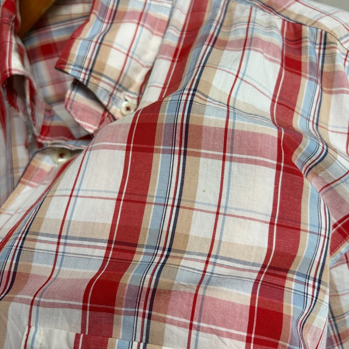 (L)McGREGOR 맥그리거 체크 반팔셔츠 상품이미지4