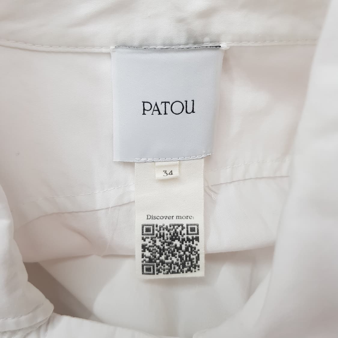 PATOU 파투 레이스 트리밍 반팔 셔츠 블라우스 S사이즈 상품이미지6