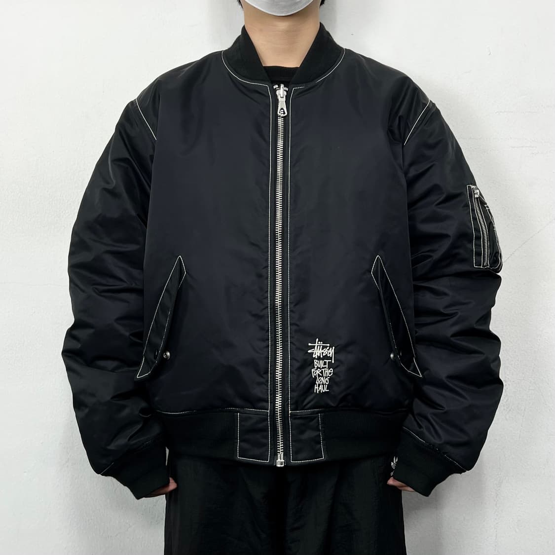 스투시 빌트 리버시블 봄버 자켓 블랙 상품이미지1