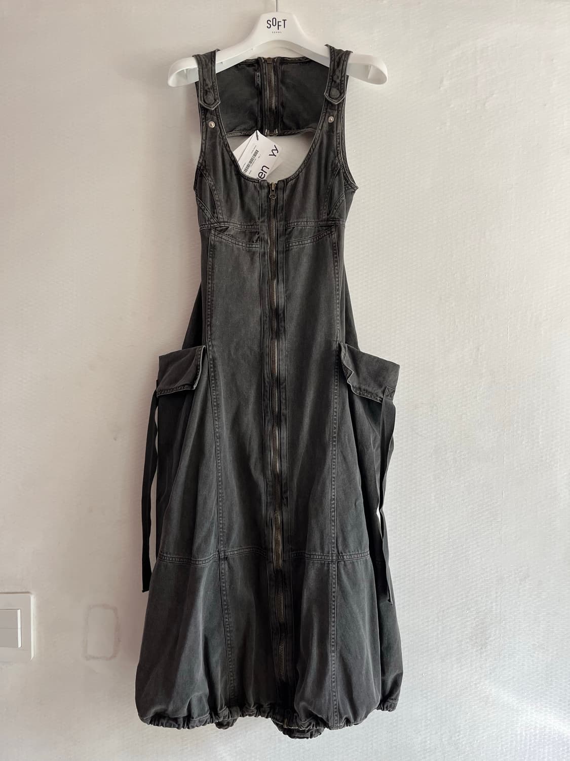(택있는 새상품/정가298,000) 오픈와이와이 원피스 zip dress 상품이미지9