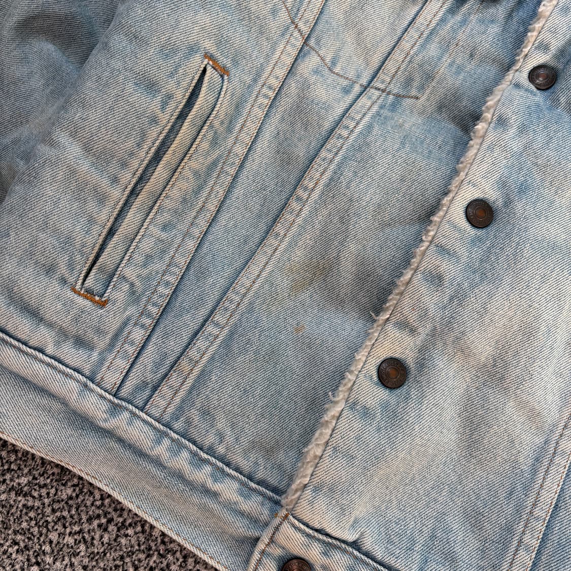 리바이스(Levi's) 80s 쉐르파 데님 트러커 자켓 (L) 상품이미지3