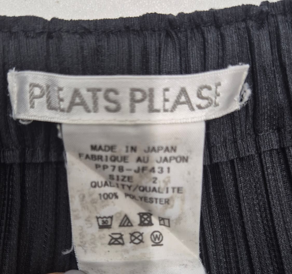 플리츠플리즈  주름 바지 블랙 (정품) 상품이미지4