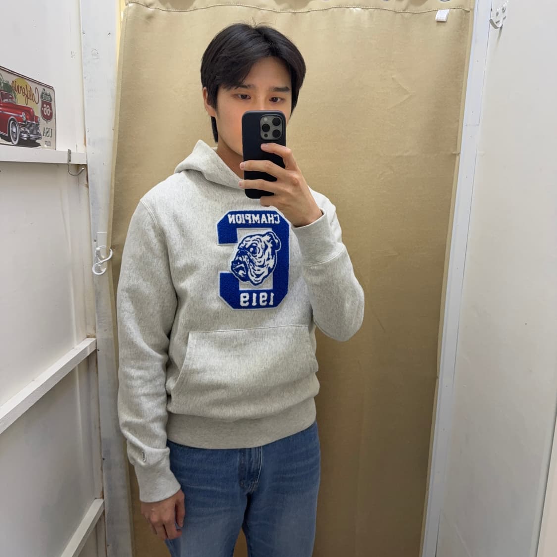 Champion × Todd Snyder 캐나다 생산 후디 상품이미지3