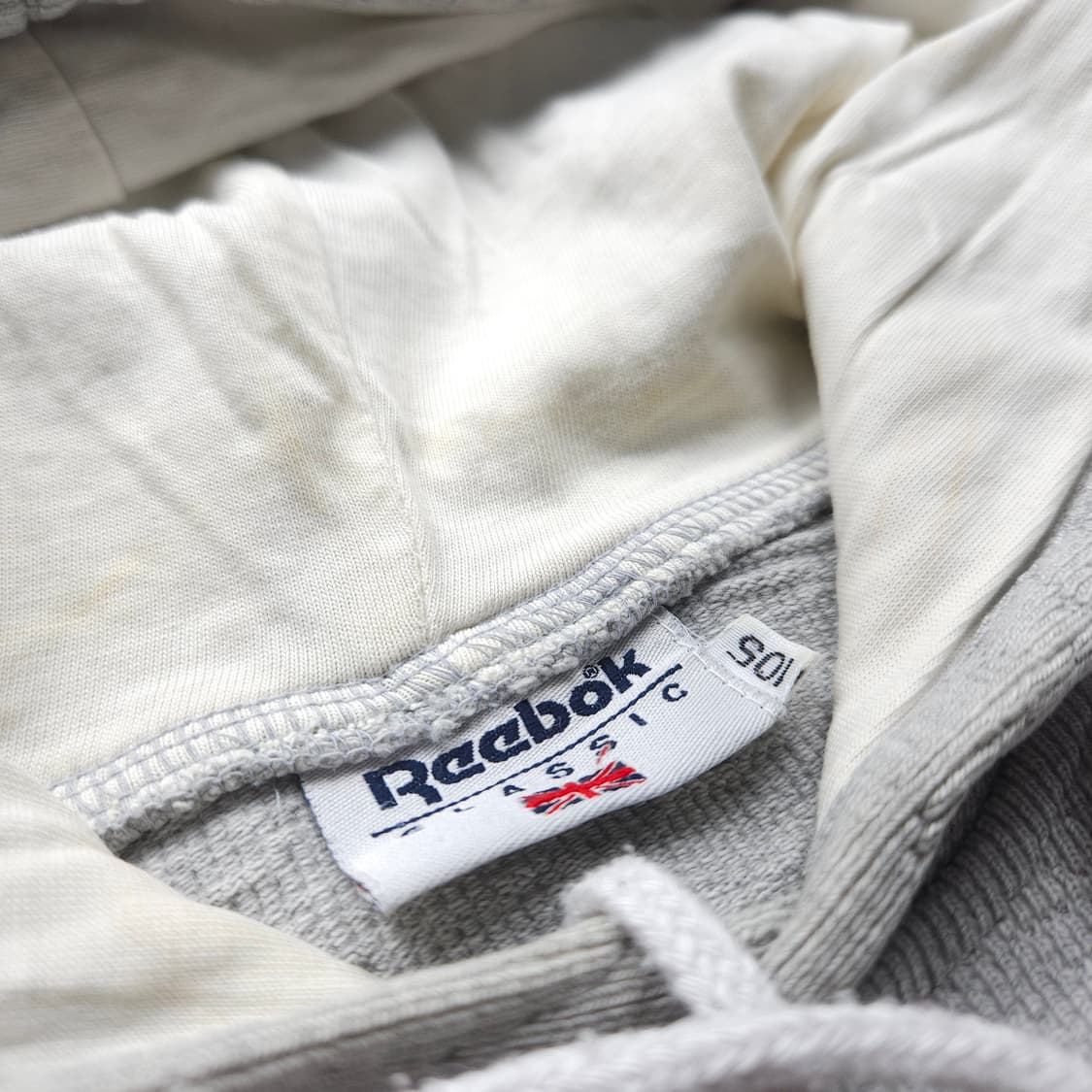 00s 리복 클래식 빅로고 후드 니트 (XL) 상품이미지6