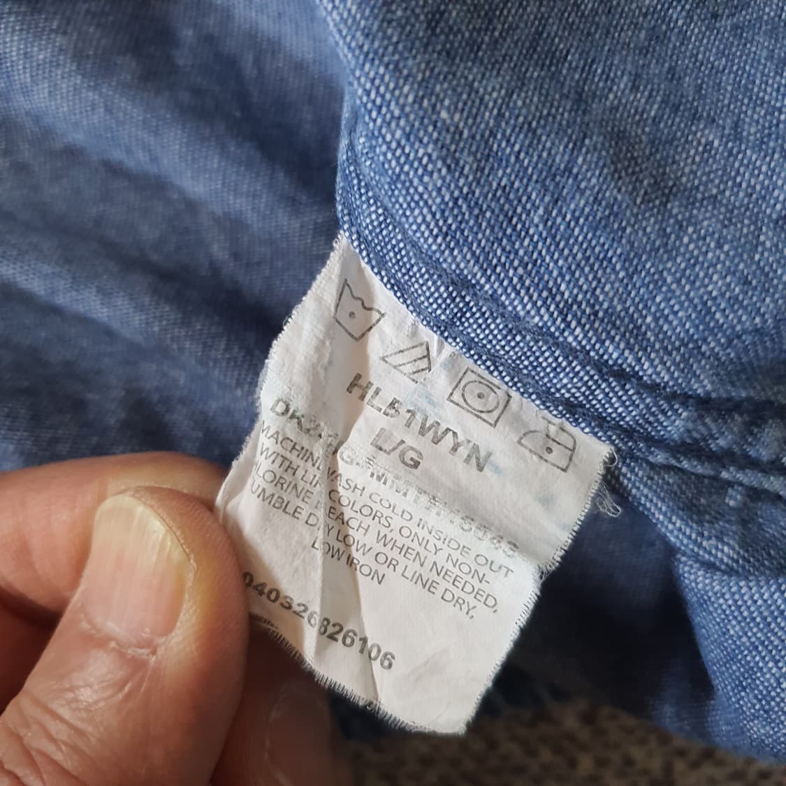 랭글러 데님 셔츠 no.64 상품이미지7