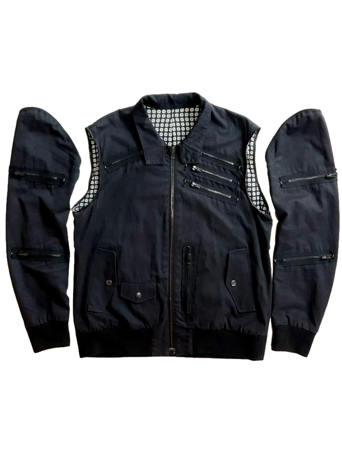넘버나인 zip bomber jacket 상품이미지3