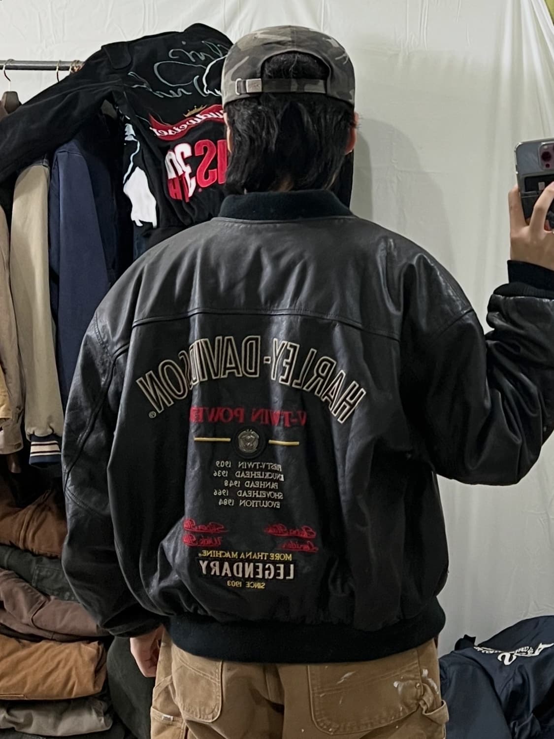 할리데이비슨 라이더자켓 가죽자켓 상품이미지4