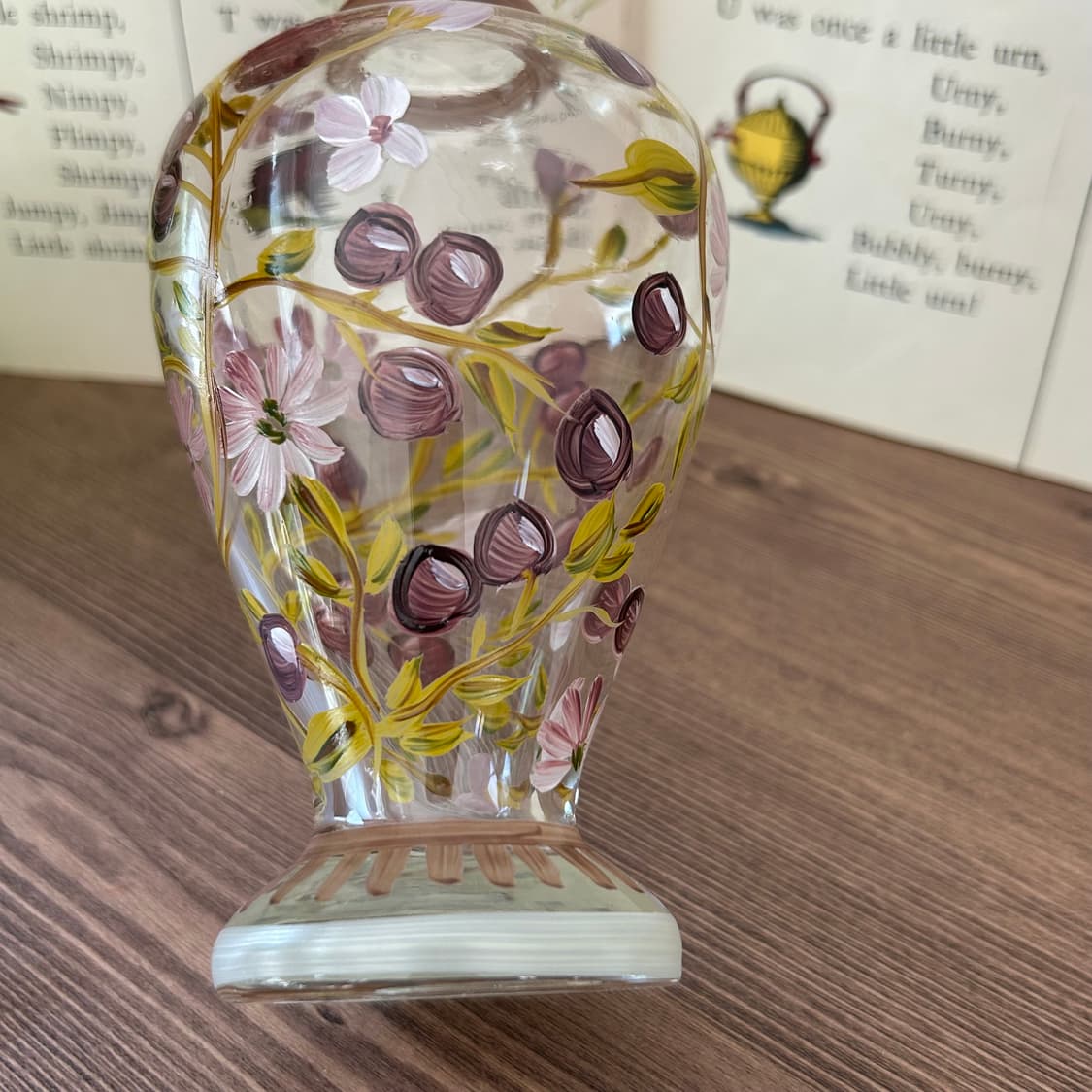 미국 빈티지 핸그페인티드 화병 꽃병 상품이미지7