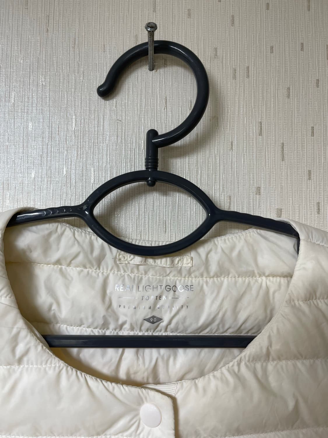 탑텐 여성용 리얼 라이트 다운 투인원 베스트 90 상품이미지5