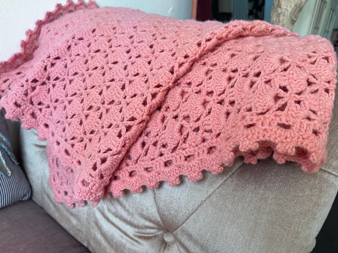 유럽수입 핸드메이드 스프레드 울블랭킷 쇼파러너 쇼파담요  상품이미지3