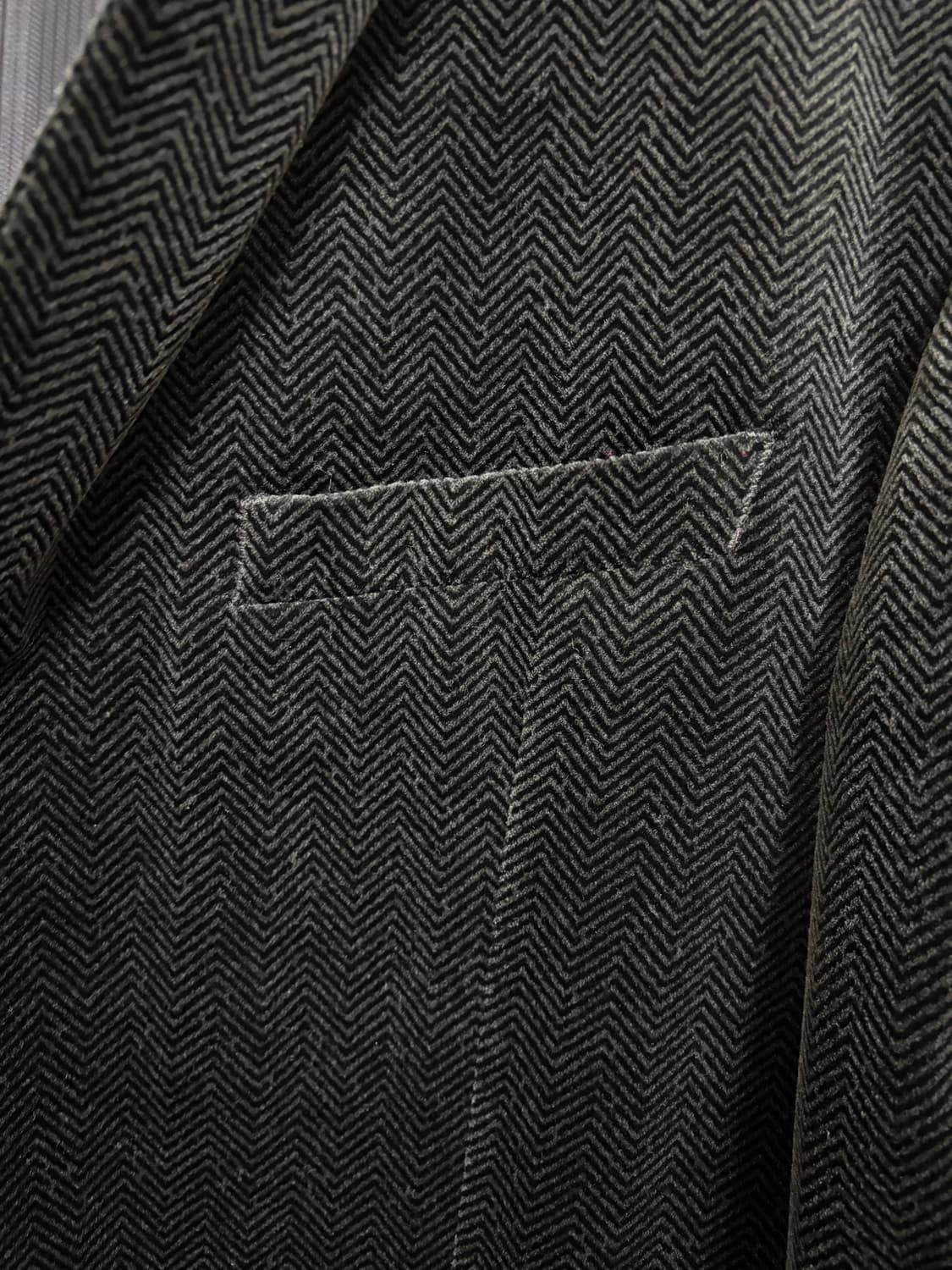 아르마니 꼴레지오니 헤링본 자켓52R(105)/블랙그레이 상품이미지7