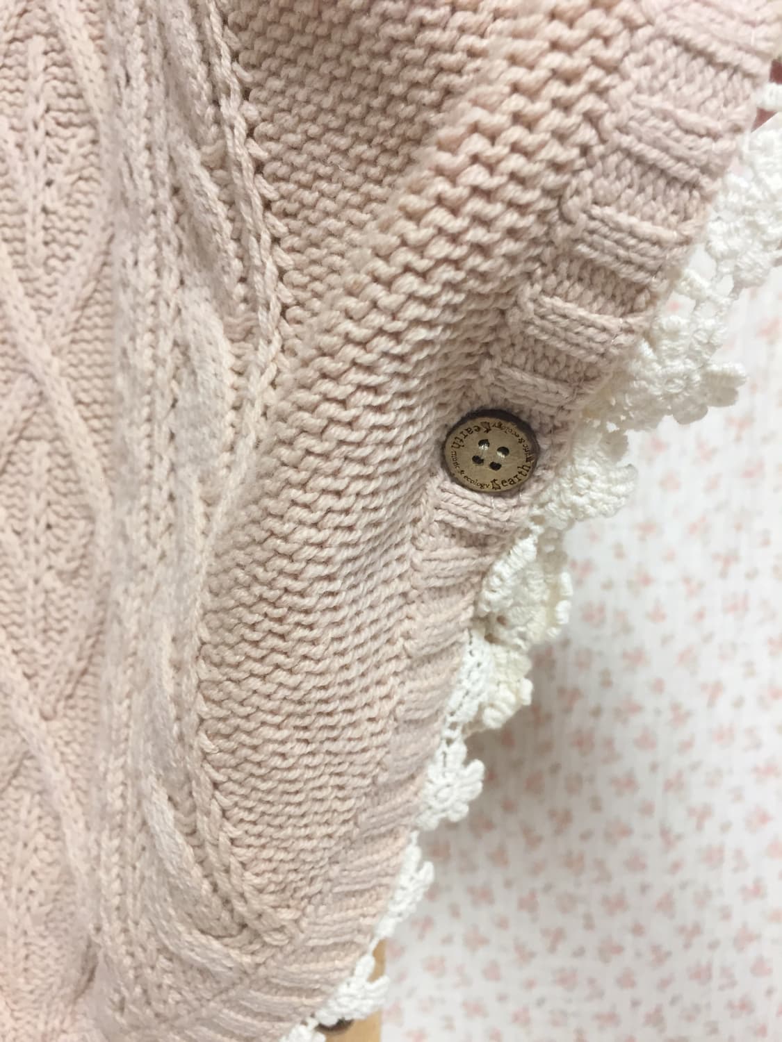 (새상품)빈티지 모리걸 어스뮤직 레이스 후드 케이프 상품이미지5