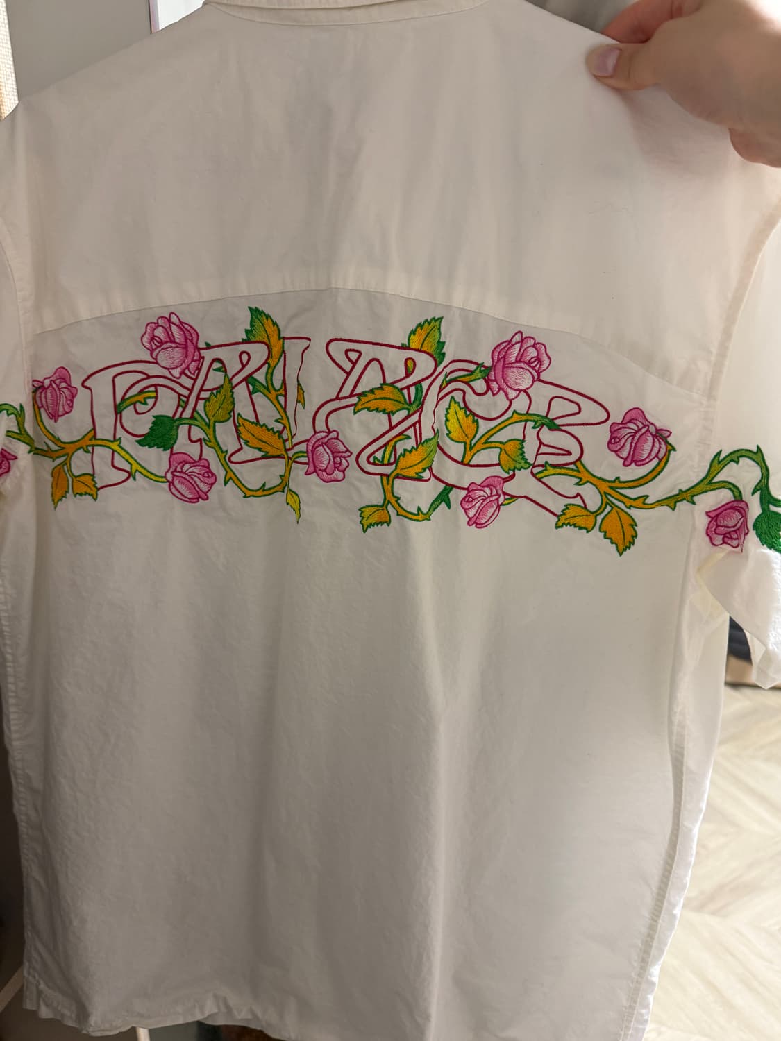 팔라스 25ss 잉글리시 로즈 셔츠 화이트 M 상품이미지9